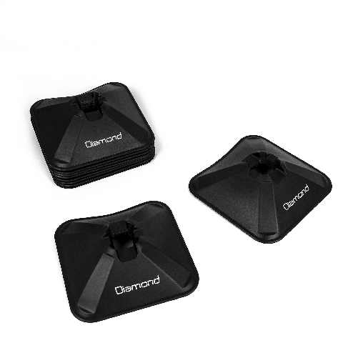 Diamond Set 10 pz quick cones - coni da allenamento - 18,2 x 18,2 x 5 cm QC