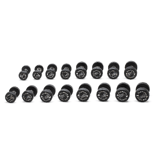 Diamond Manubrio Gommato Tondo 36 kg Pro Black MGTD36-PN