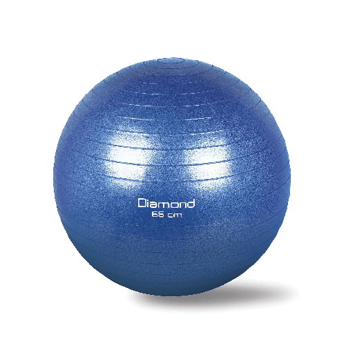 Diamond Gym ball Ø 65 cm antiscoppio - pompa gonfiaggio inclusa GB65