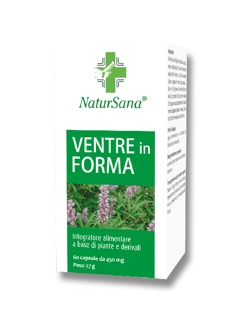 NaturSana VENTRE IN FORMA - Benessere Donna, Riequilibratore ormonale, Drenante - Faseolamina, Finocchio, Agnocasto