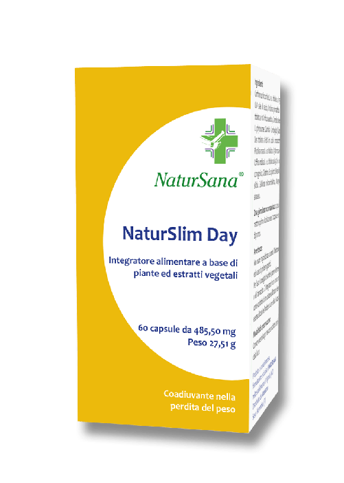 NaturSana NATURSLIM DAY - Termogenico e Dimagrante Diurno - Acido linoleico coniugato, Fucoxantina, Thè Verde