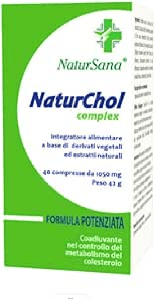 NaturSana NATURCHOL complex - Contribuisce ai Normali Livelli di Colesterolo, Trigliceridi - Mela Annurca, Riso rosso