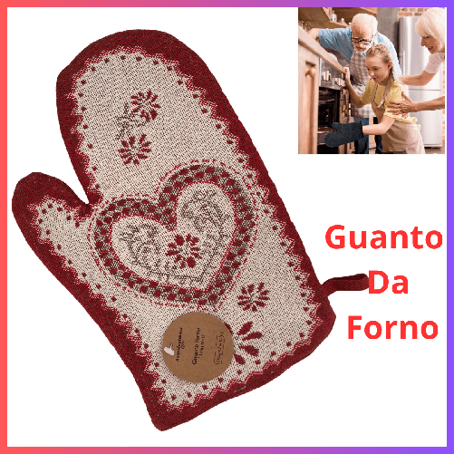 Guanti da forno guantone presina utensili da cucina guanto in cotone per barbecue microonde