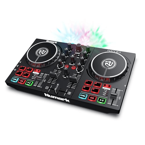 Numark Party Mix II - Console DJ a 2 Canali con Luci e Audio Integrato