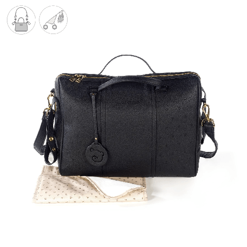 Pasito a Pasito Borsa Fasciatoio in Ecopelle London Nero