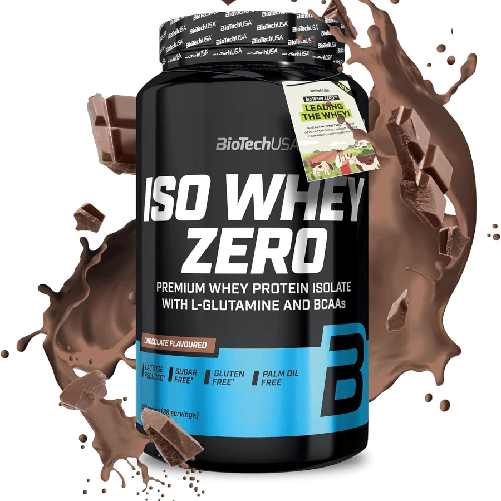 BIOTECH USA Iso Whey Zero proteine isolate del latte 908g gusto Cioccolato