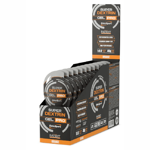 Ethicsport SUPER DEXTRIN GEL PRO gusto Orange box 15 pack 60ml