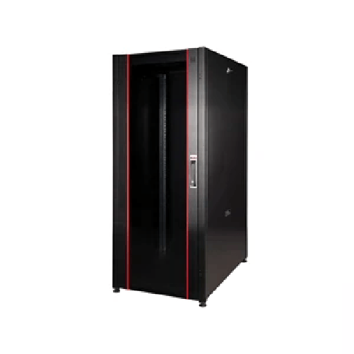 Armadio Rack Per Reti 19 42U (A)2002 (L)600 1000 Colore Nero Porta A Vetro Serie Eavi