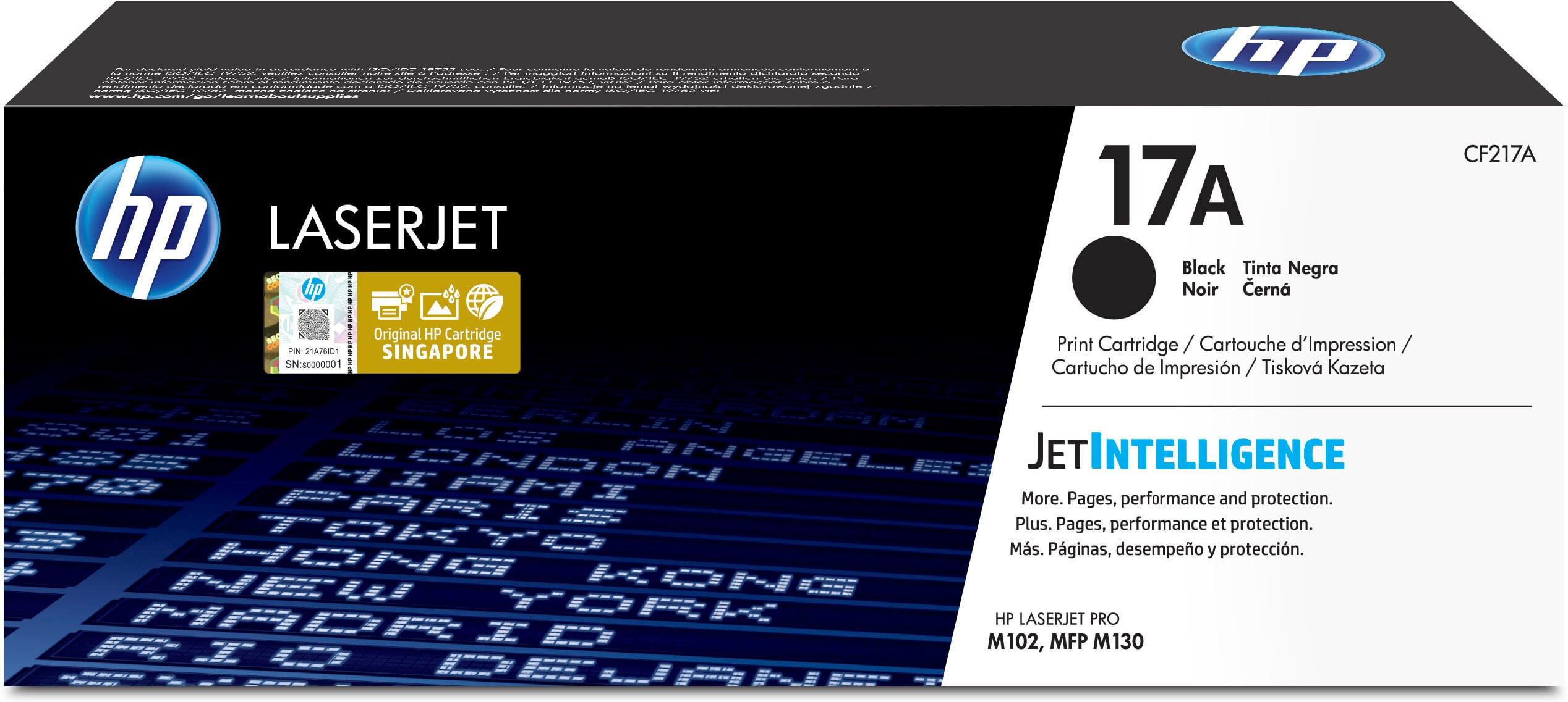 HP Cartuccia toner nero originale LaserJet 17A