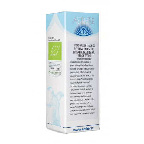 Betulla equiseto ginepro uva ursina verga d'oro integratore alimentare a base di piante e derivati 50 ml - aether