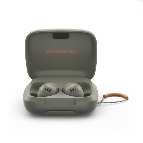 Sennheiser Auricolari MOMENTUM Sport con Fitness Tracker per Frequenza Cardiaca e Temperatura Corporea con ANC Adattivo