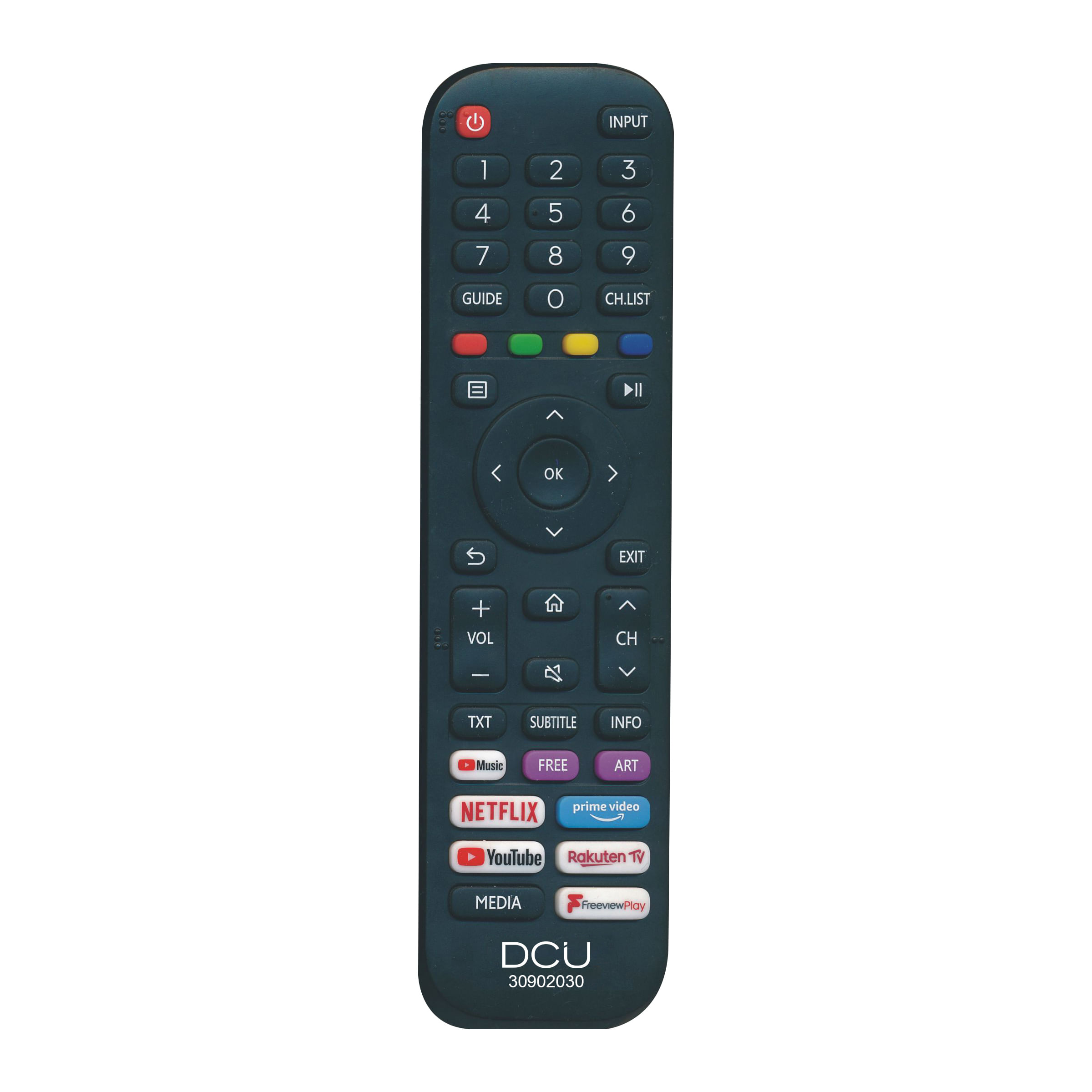 Dcu Tecnologic DCU Advance Tecnologic 30902030 telecomando IR Wireless TV Pulsanti DCU Advance Tecnologic 30902030 telecomando IR Wireless TV Pulsanti