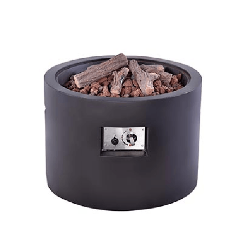 WELA TEMPO STYLE riscaldatore per esterno a Gas Propano, Braciere da Tavolo, Braciere Basso Senza Fumo, Riscaldatore per Mobili da Patio
