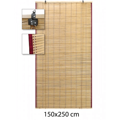 Arella Bambu 150x250 Frangi Vista Cannucce per Ringhiera Cancello Recinto