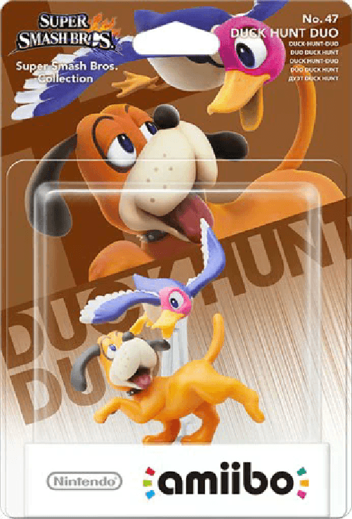 Nintendo AMIIBO SUPER SMASH BROS - DUCK HUNT DUO NO.47 Nintendo Duck Hunt