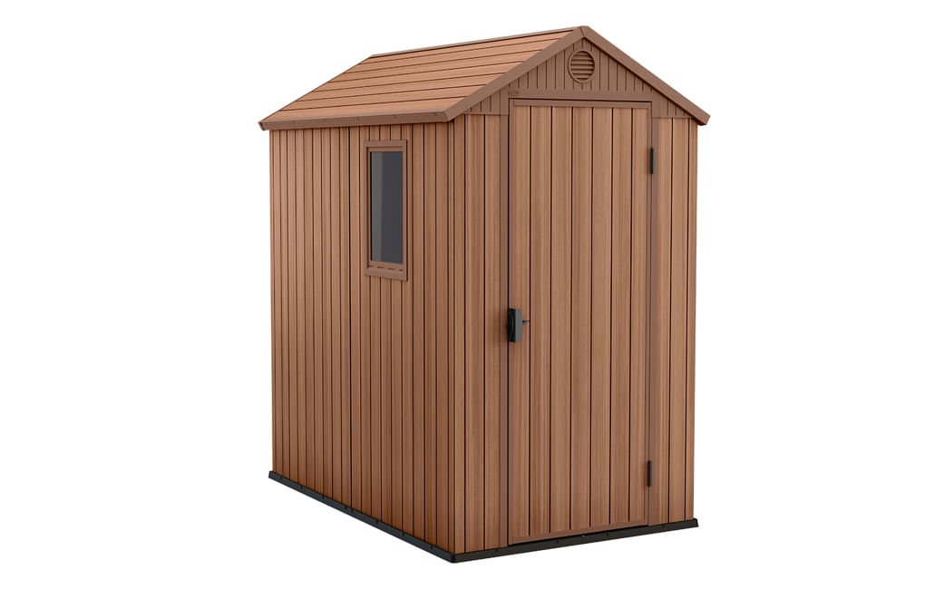 Keter Casetta da Giardino Box Portattrezzi da esterno Darwin 4x6 184x126x205 cm Keter Darwin 4x6 Casetta in plastica