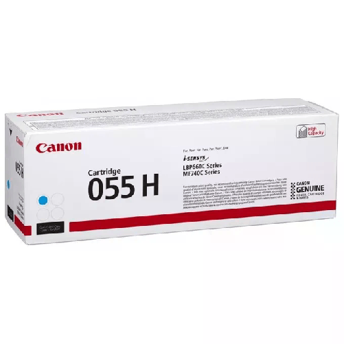 Canon 055H cartuccia toner 1 pz Originale Ciano