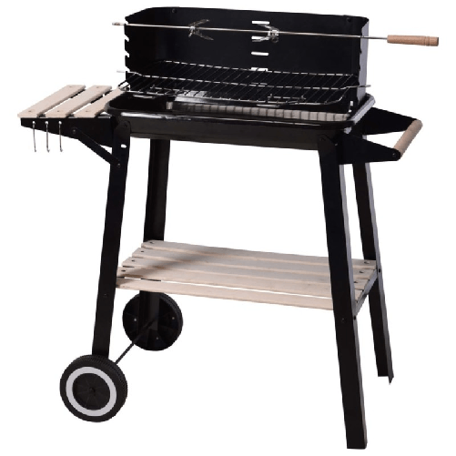 Barbecue a Carboni con Ruote (54 x 34 x 6.5 cm)