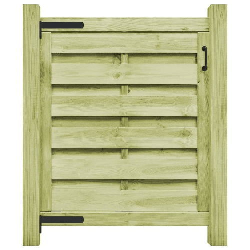 vidaXL Cancello da Giardino Legno di Pino Impregnato 100x100 cm Verde