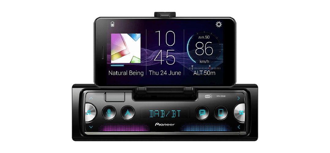 Pioneer SPH-20DAB - Autoradio 1DIN con Bluetooth e DAB+ Pioneer SPH-20DAB Nero 200 W Bluetooth