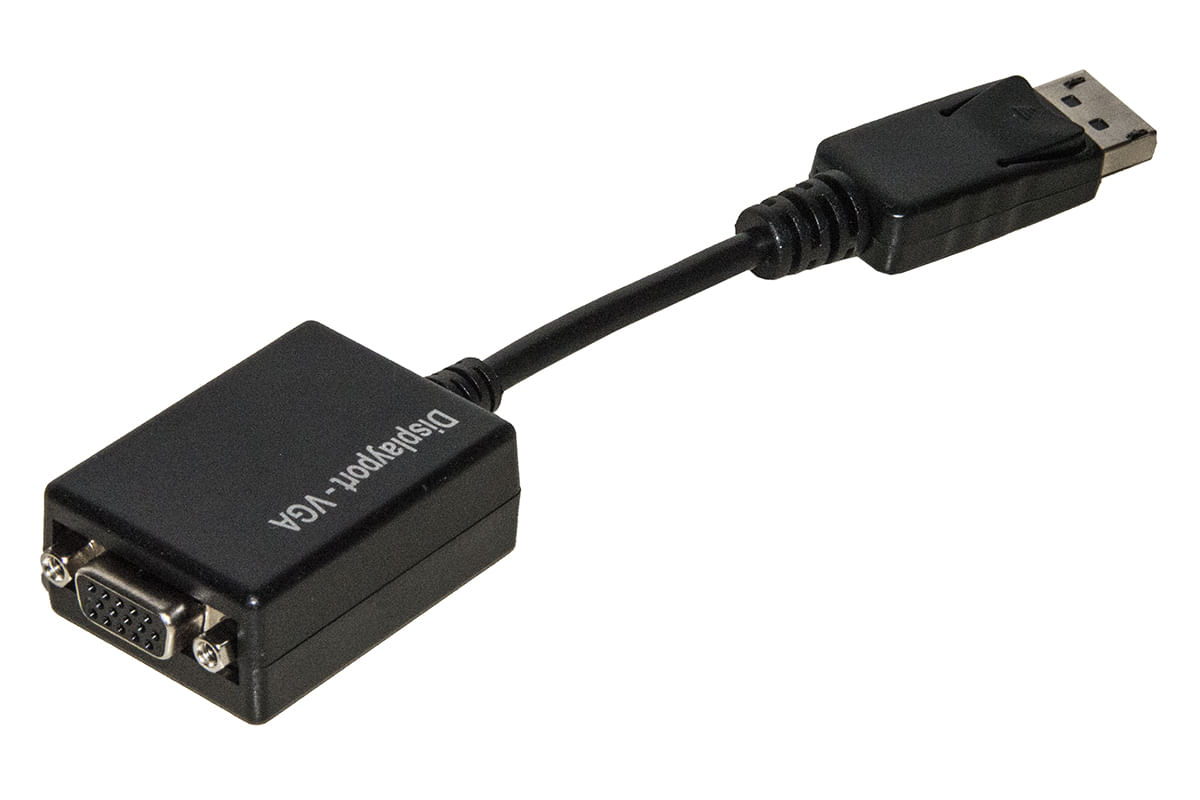 Link Accessori LKADAT19 cavo e adattatore video 0,15 m VGA (D-Sub) DisplayPort Nero