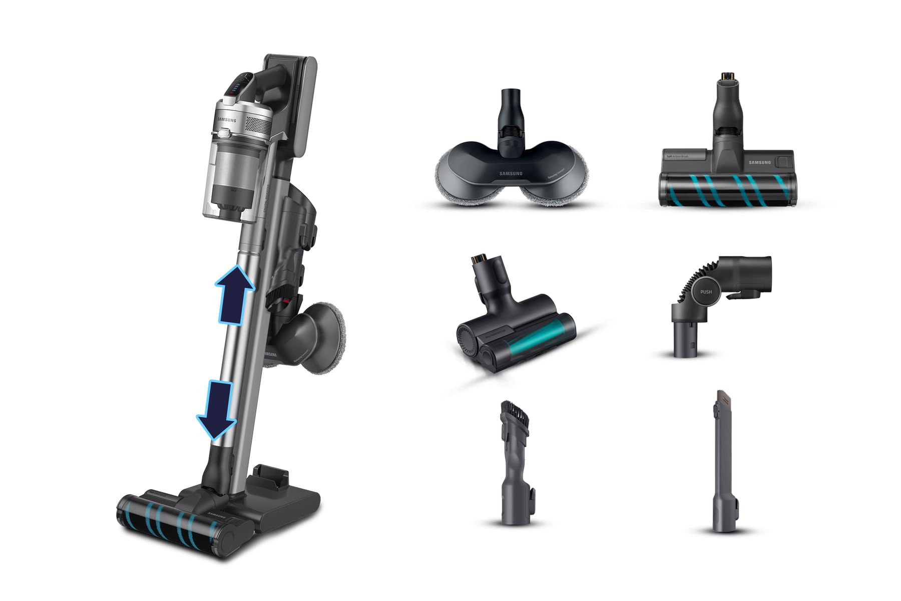 Samsung VS20R9048T3 Jet 90 Premium Scopa Elettrica senza Filo senza Sacchetto Capacita' 0 Samsung Aspirapolvere senza filo Jet 90 premium 200aW VS20R