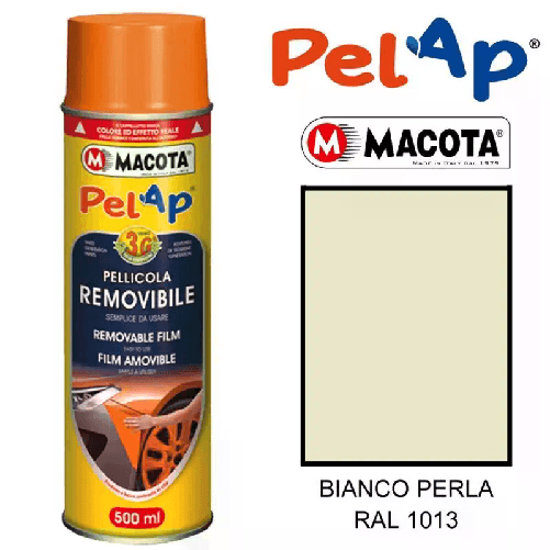 Bomboletta MACOTA spray vari colori PelAp pellicola rimovibile Vernice auto moto