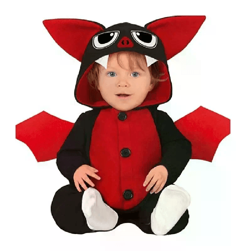 Costume pigiama pipistrello neonato per travestimento Halloween carnevale party