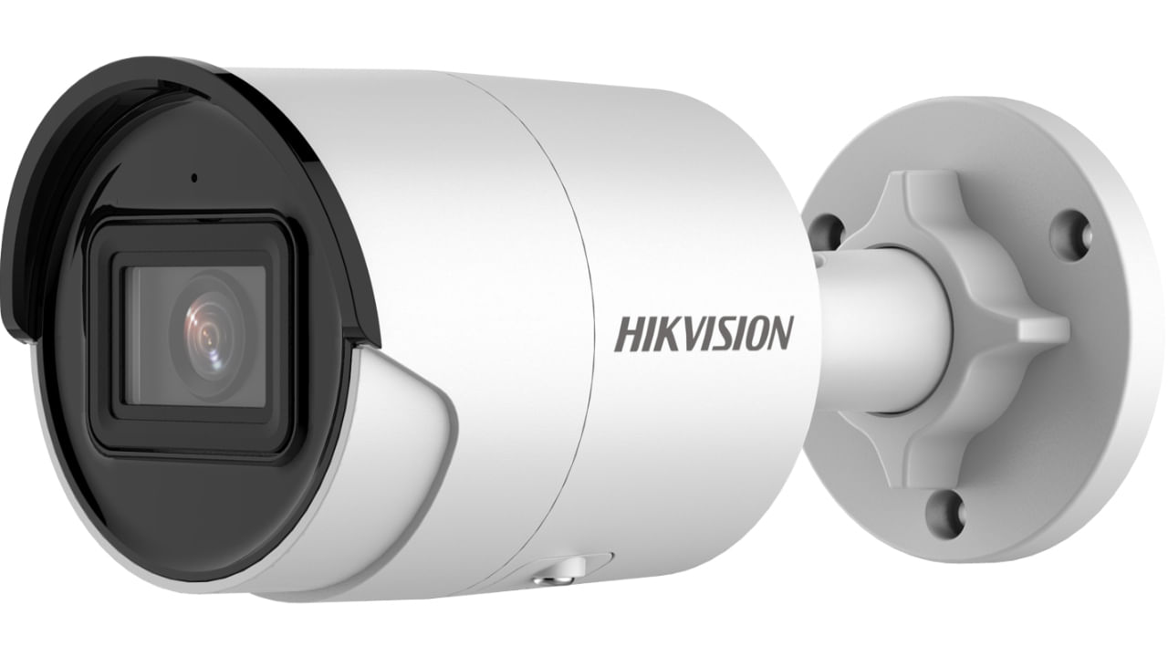BULLET IP Hikvision 4MP, Ottica Fissa 2.8mm PoE, ACUSENSE