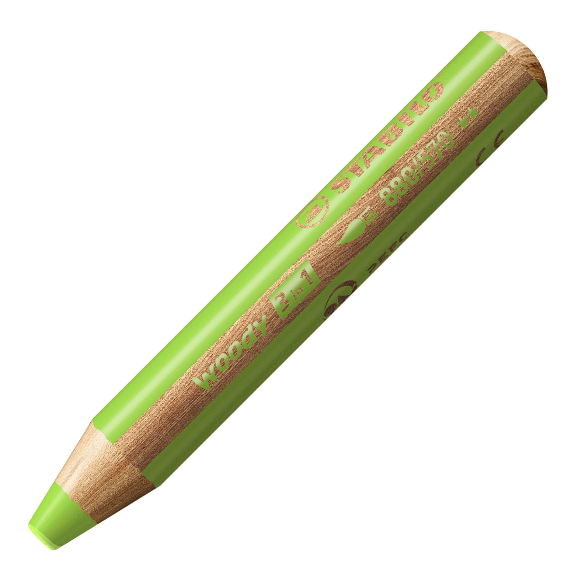 STABILO woody 3 in 1 Verde 1 pz