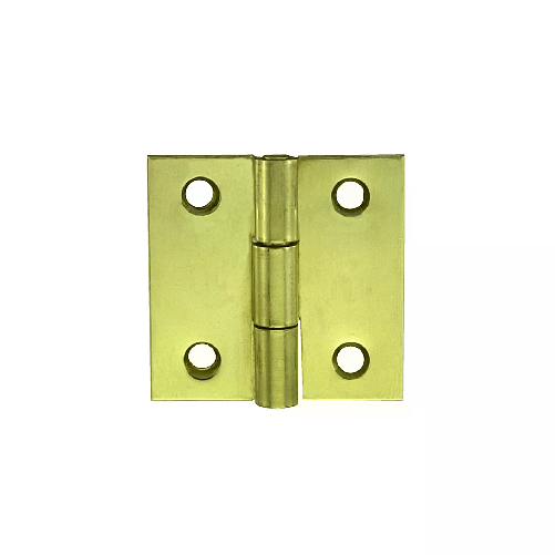 Cerniere quadre 80 x 80 mm. - zincate giallo - 1 pz.