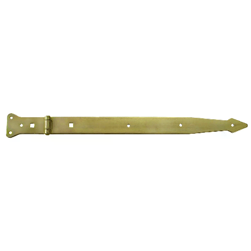 Bandella a cerniera, leggera 250 x 35 x 2,5 mm. - zincato giallo