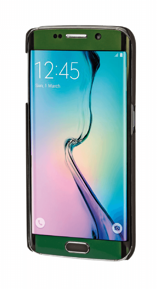 Stylish, cover gommata sottile - Samsung Galaxy S6 Edge - Nero