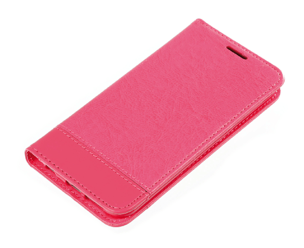 Wallet Folio Case, cover a libro - Samsung Galaxy S6 Edge - Cherry