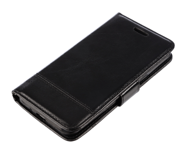Wallet Folio Case, cover a libro - Samsung Galaxy J3 2016 - Nero
