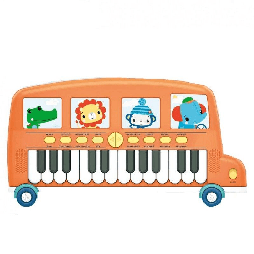 Pianoforte giocattolo Fisher-Price Pianoforte Elettrico Autobus