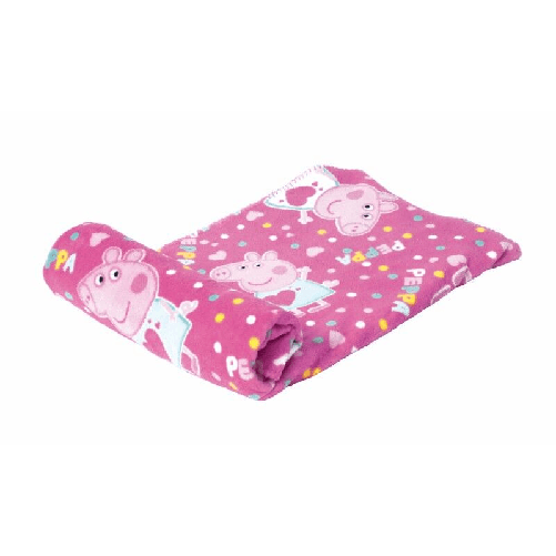 Peppa Pig Coperta Peppa Pig Cosy Corner Rosa (95 x 150 cm) Arditex PP13863 Coperta per Neonati Rosa Ragazza
