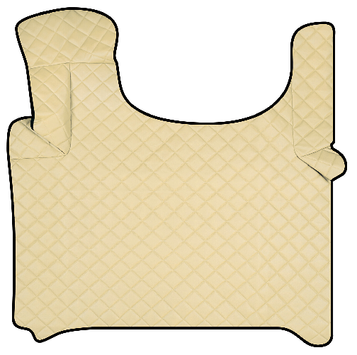 Tappeto centrale in Skeentex - Panna - compatibile per Man TGX (07/20>)