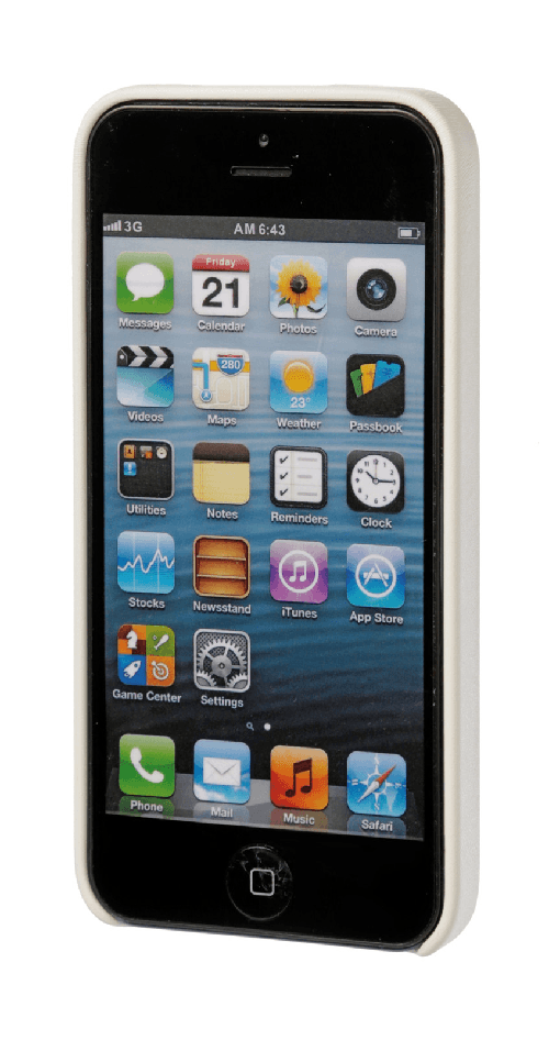 Skin, cover in Skeentex - Apple iPhone 5 / 5s / SE - Bianco
