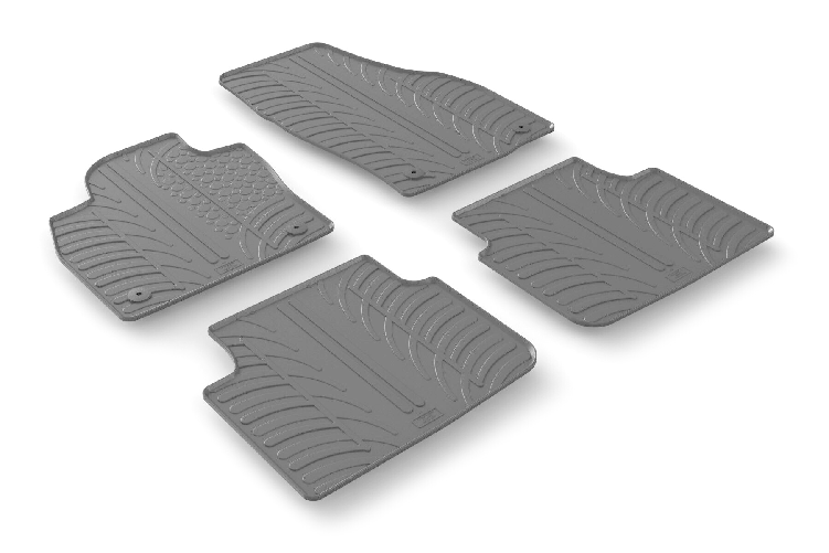 Set tappeti su misura in gomma - compatibile per Skoda Scala 5p (06/19>)