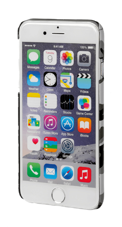 Stylish, cover gommata sottile - Apple iPhone 6 / 6s - Grey Camo