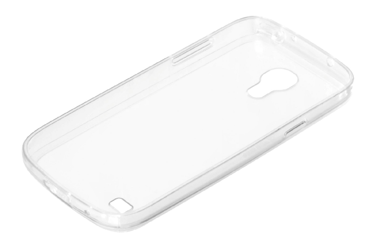 Clear Cover, cover trasparente rigida con cornice in gomma - Samsung Galaxy S4 Mini