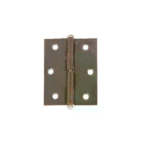 Cerniere con spina a levare in ferro bronzato 30x30 mm. 2 pz.