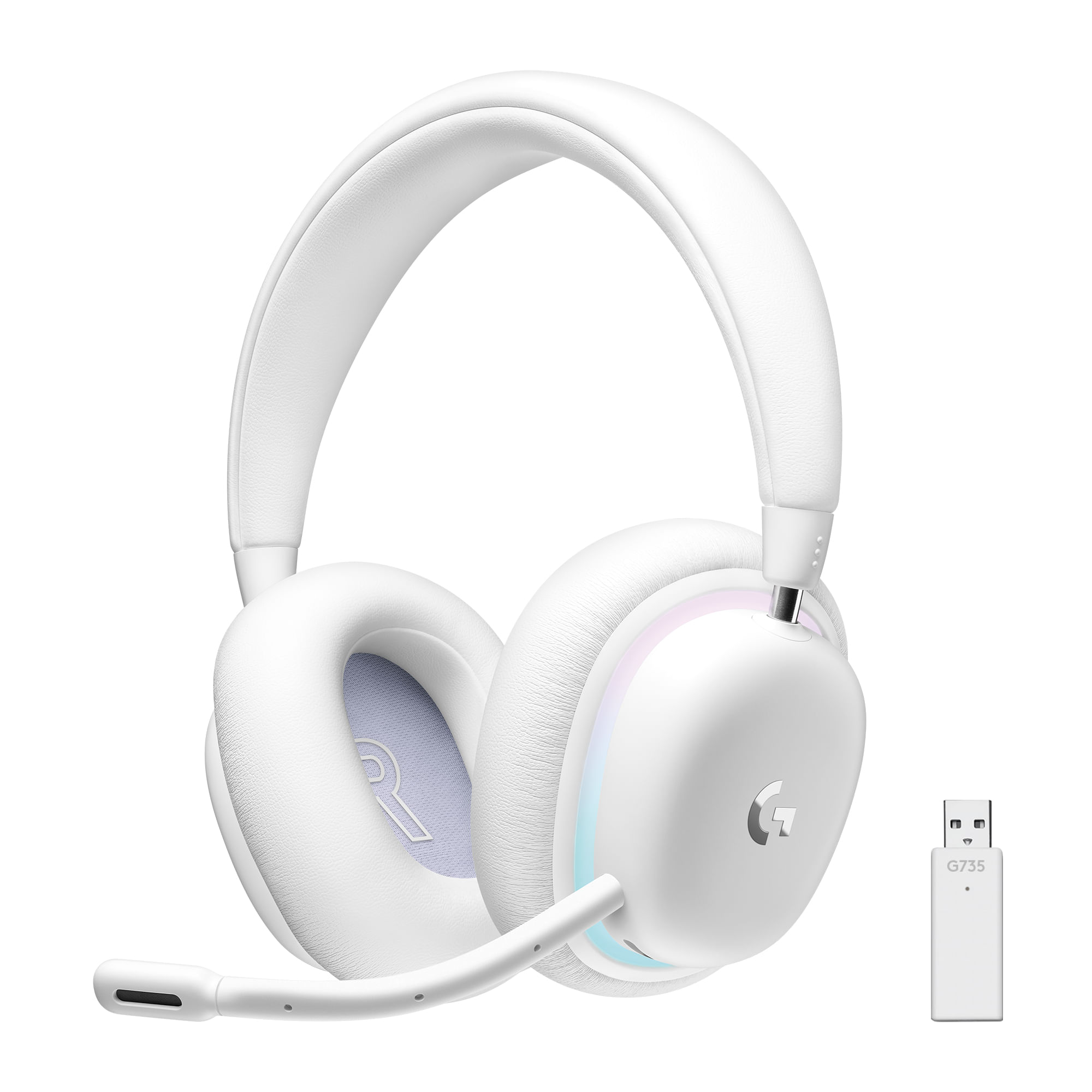Logitech G G735 Auricolare Con cavo e senza cavo A Padiglione Giocare Bluetooth Bianco (G735 - OFF WHITE) Logitech G G735 Auricolare Con cavo e senza