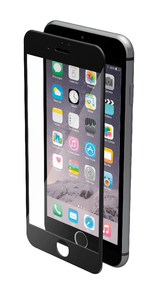 Phantom, vetro temperato protettivo da bordo a bordo - Apple iPhone 7 / 8 - Glossy Black