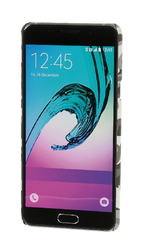 Stylish, cover gommata sottile - Samsung Galaxy A5 2016 - Grey Camo