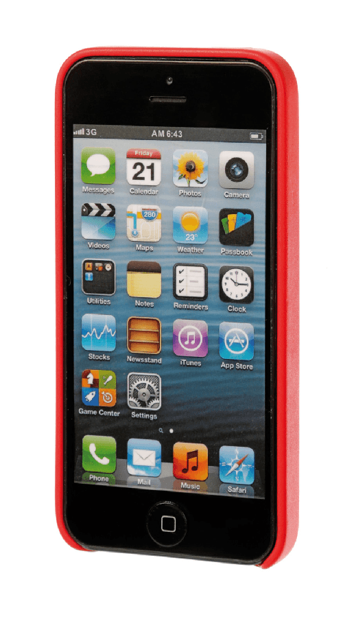 Skin, cover in Skeentex - Apple iPhone 5 / 5s / SE - Rosso