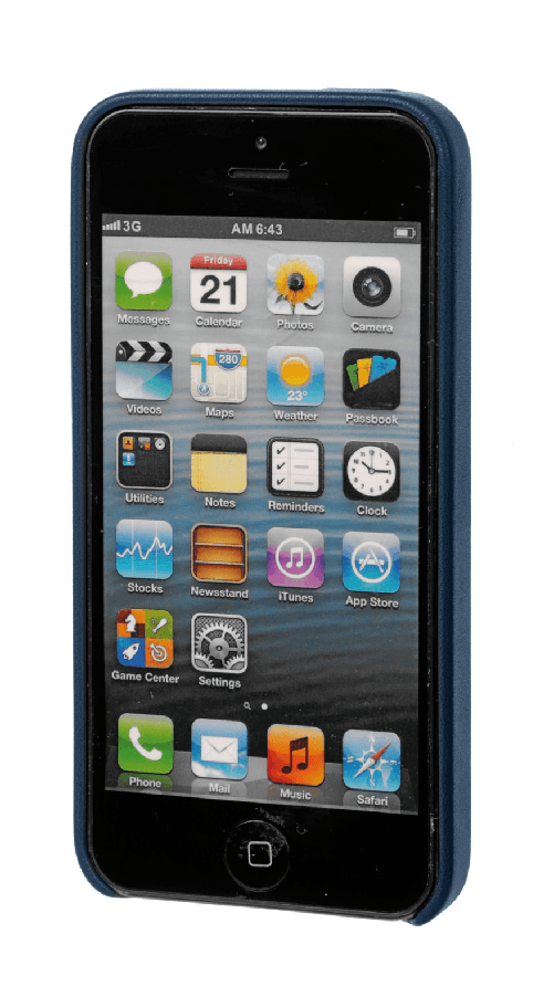 Skin, cover in Skeentex - Apple iPhone 5 / 5s / SE - Blu scuro