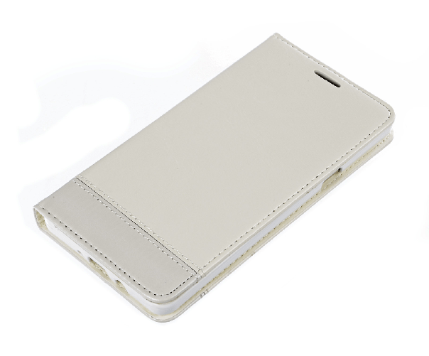 Wallet Folio Case, cover a libro - Samsung Galaxy A7 - Bianco