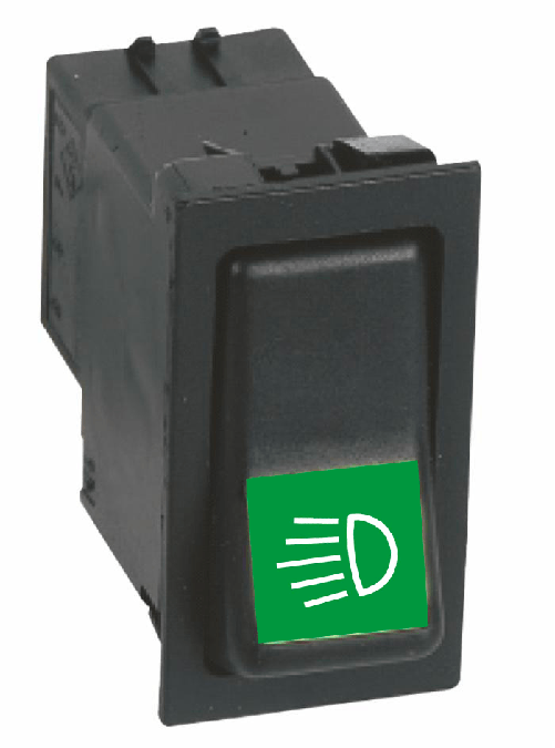 Interruttore basculante ON-OFF 12V fari anabbaglianti